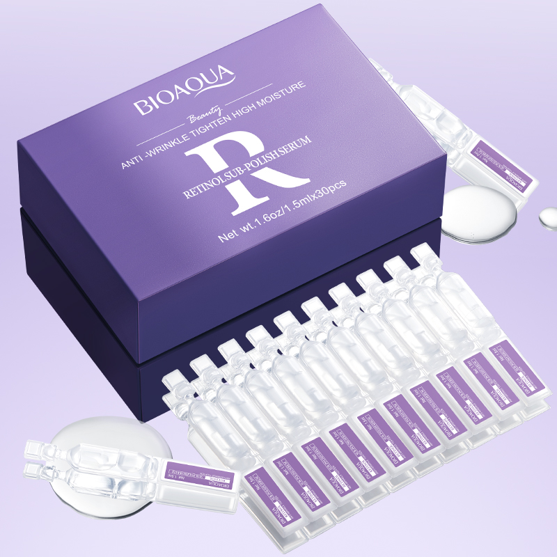 Silk Press Serum - 30pcs BIOAQUA Retinol Vitamin C Face
