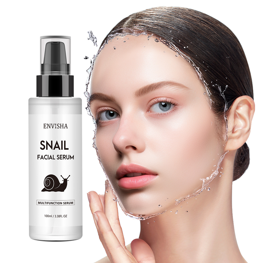 Silk Press Serum - ENVISHA Snail Collagen Face Serum Facial