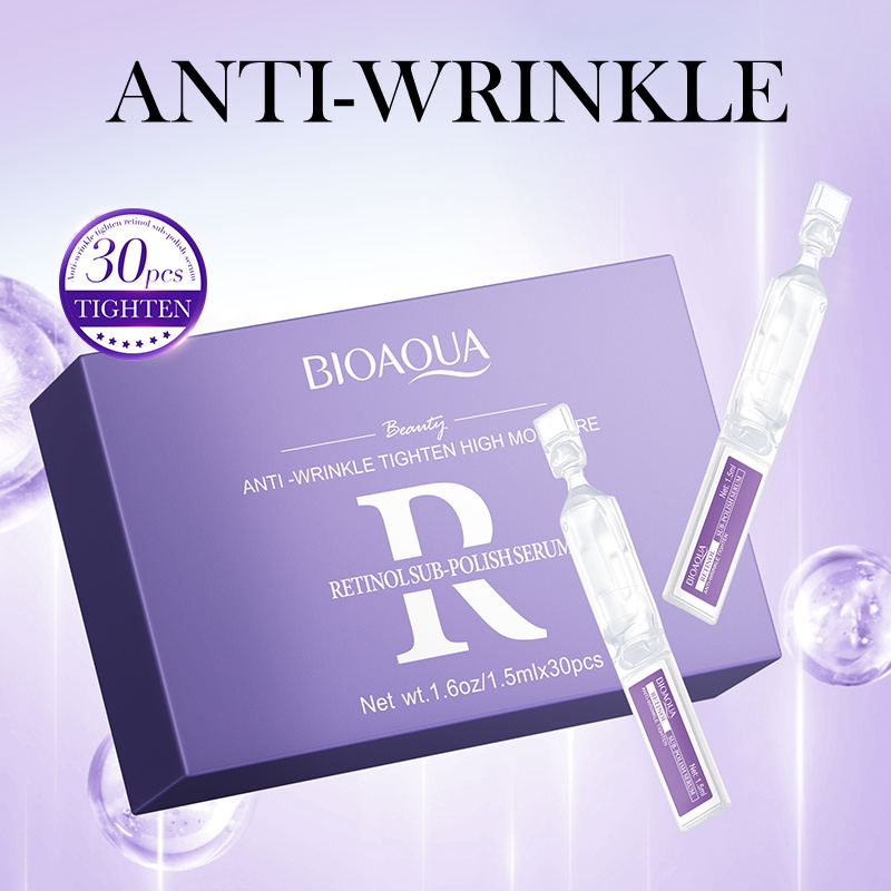 30pcs BIOAQUA Retinol Vitamin  - огляд і ціна Silk Press Serum