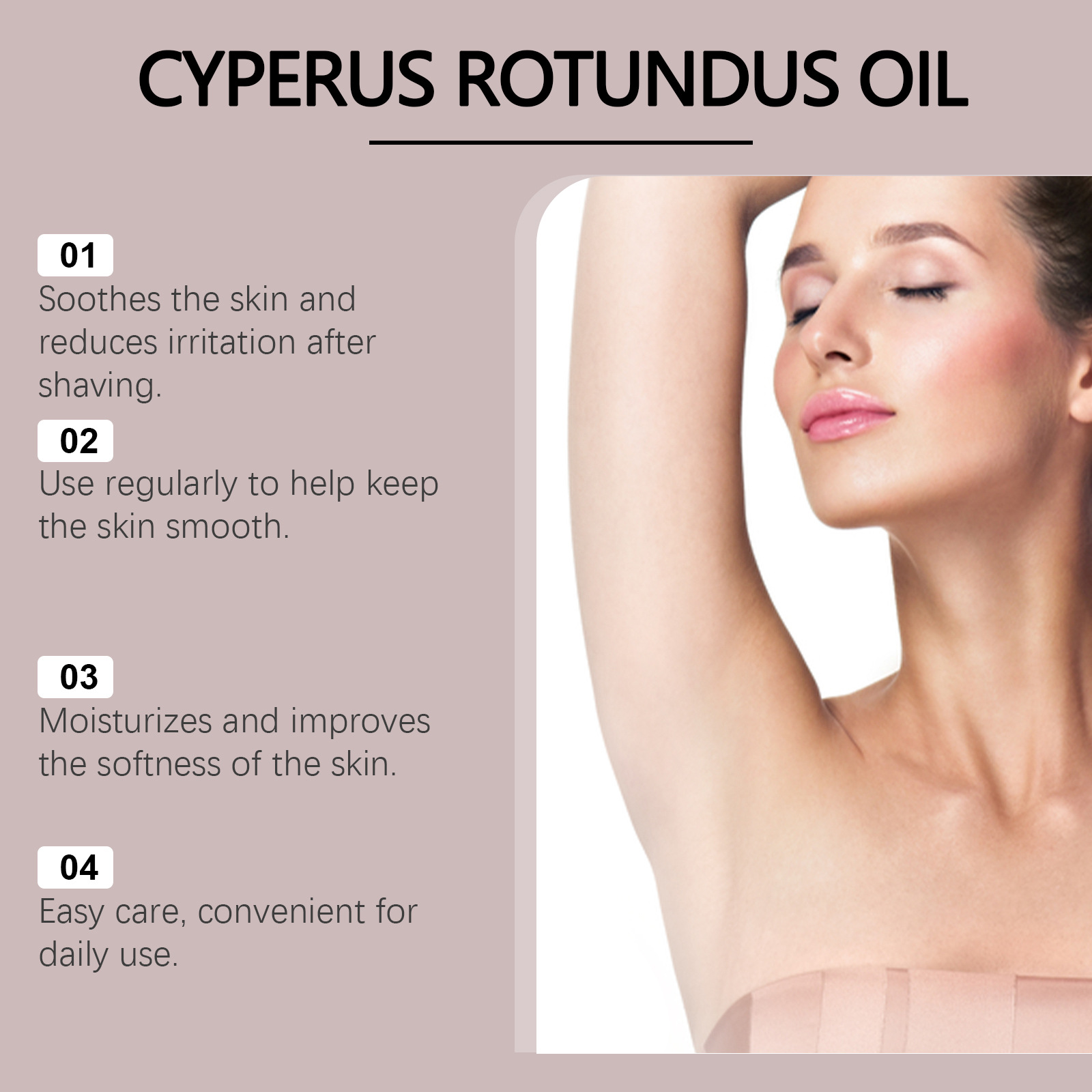 Natural Cyperus Rotundus Oil S - огляд і ціна Hair Care Oil Serum