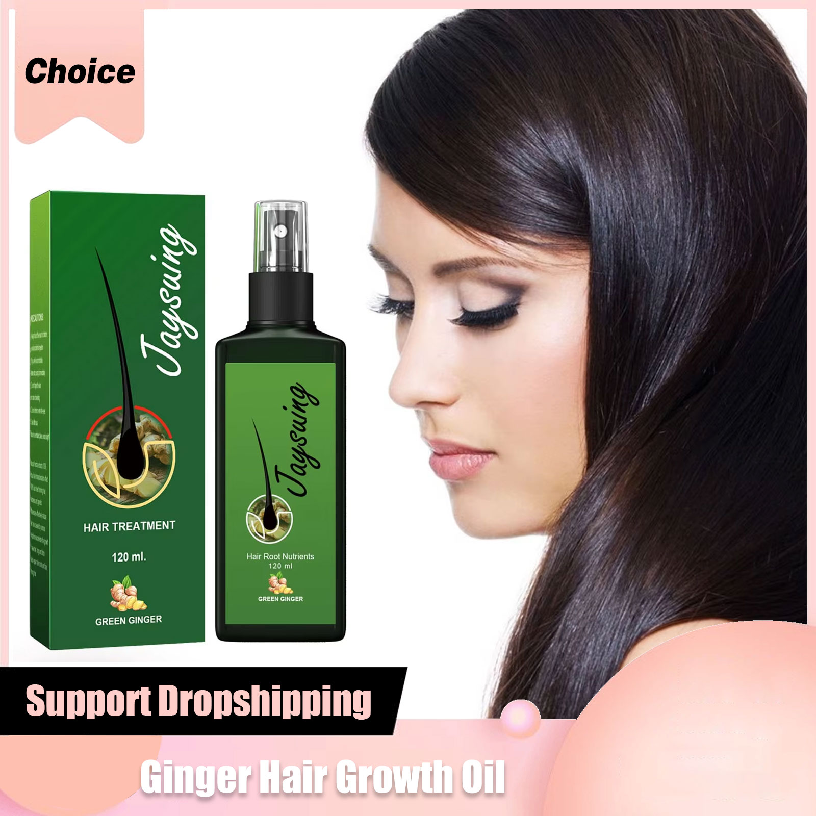 Fast Ginger Hair Growth Spray  - огляд і ціна Hair Care Oil Serum