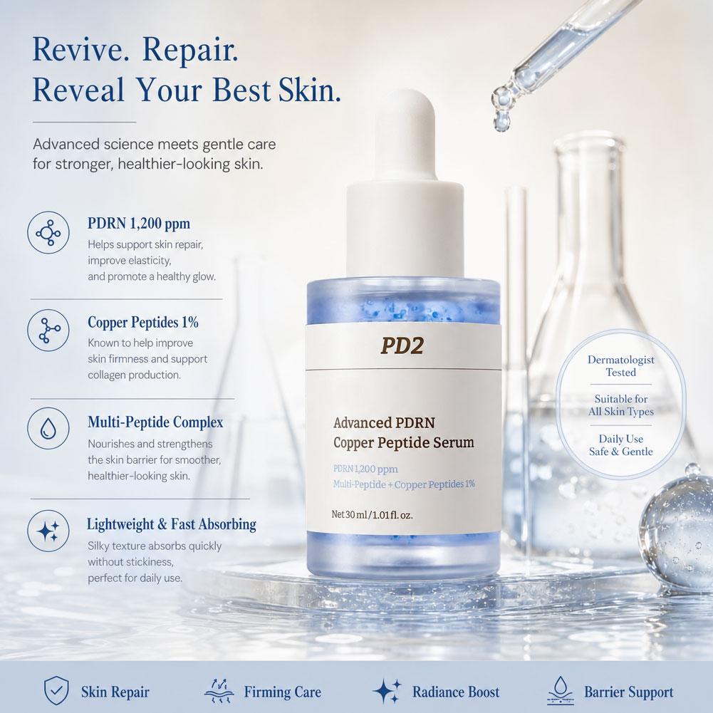 Advanced PDRN Copper Peptide S - огляд і ціна Silk Press Serum