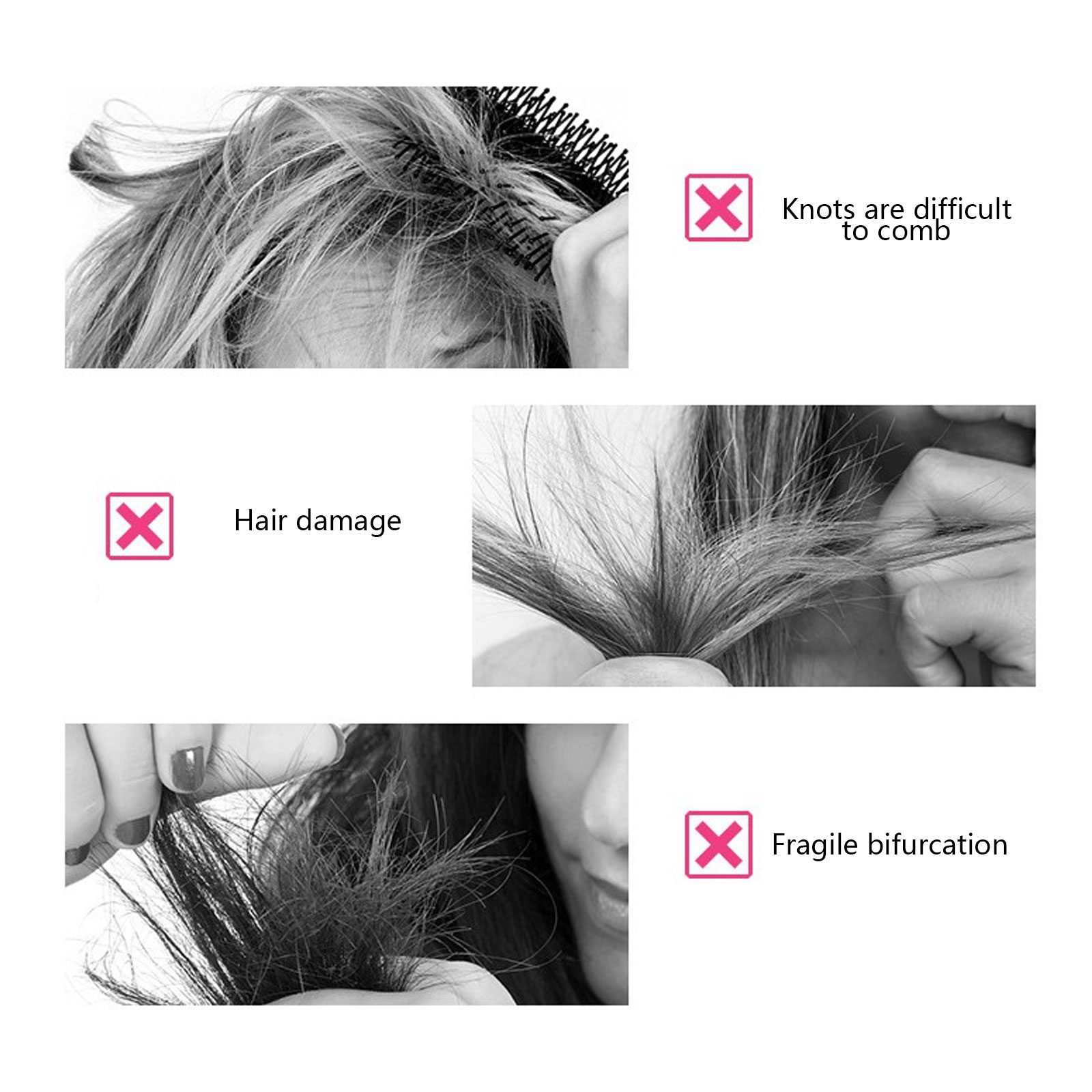 5pcs Peach Hyaluronic Acid Hai - огляд і ціна Hair Care Honey
