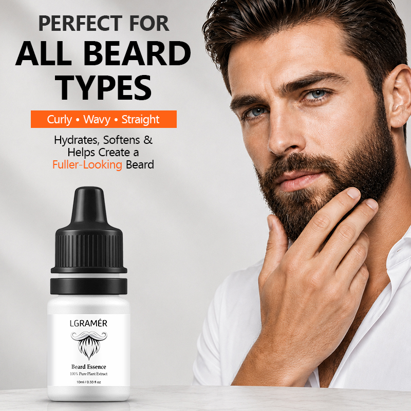 Men's Beard Growth Serum Nouri - огляд і ціна Hair Care Oil Serum