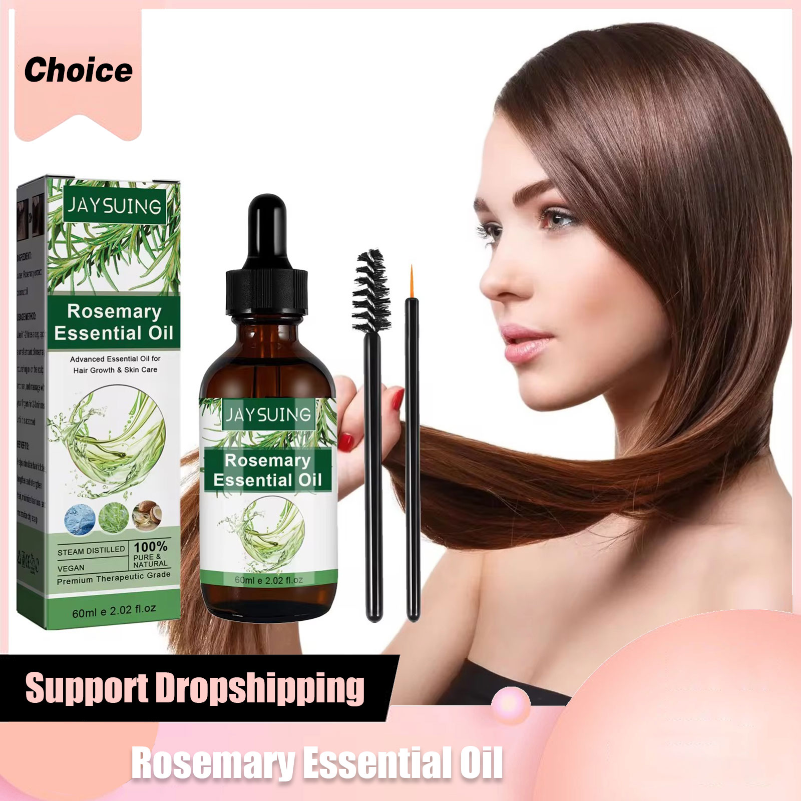 Rosemary Essential Oil For Hai - огляд і ціна Hair Care Oil Serum