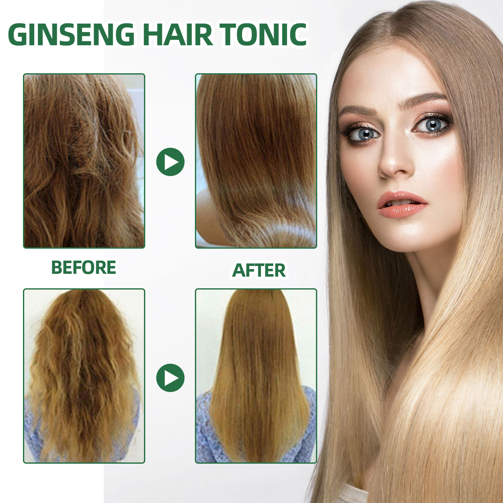 Natural Herbal Ginseng Hair Ca - огляд і ціна Hair Care Herbal