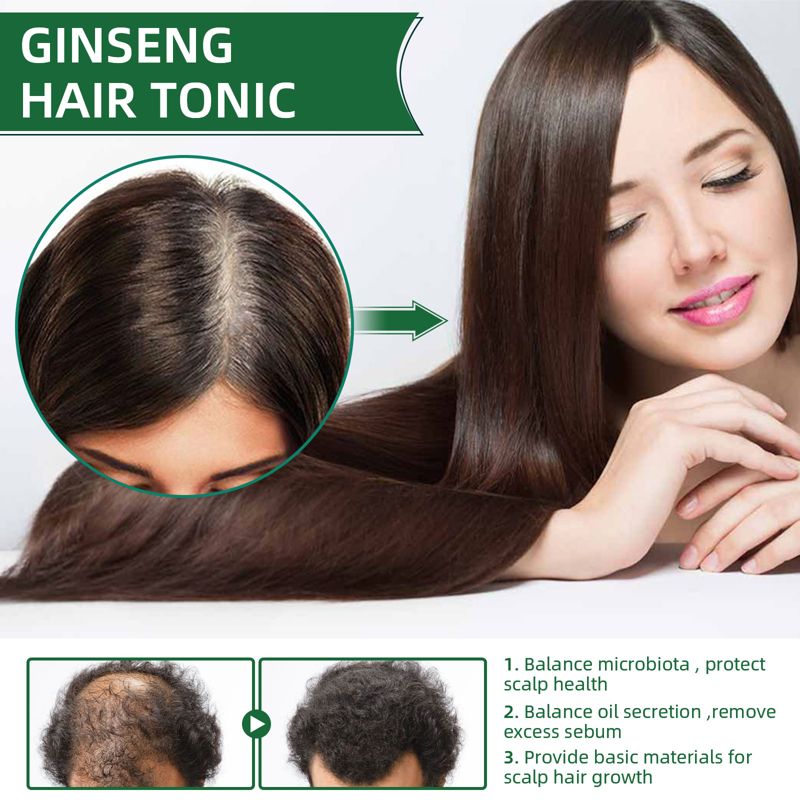 Natural Herbal Ginseng Hair Ca - огляд і ціна Hair Care Herbal