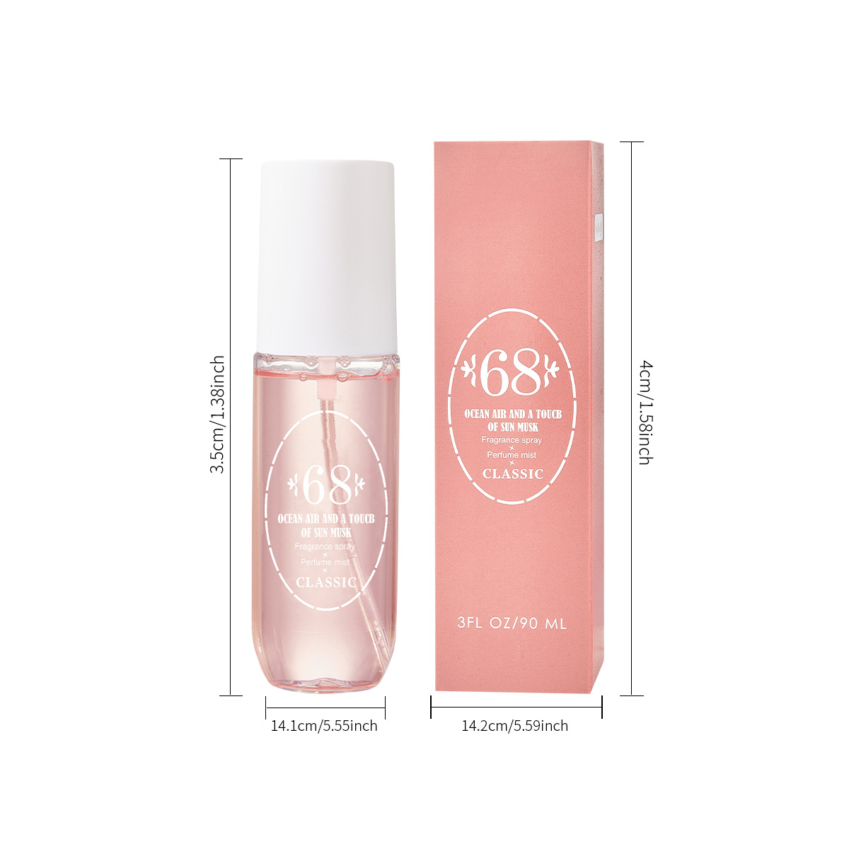 Perfume Mist Body Spray 5 Scen - огляд і ціна Hair Care Spray