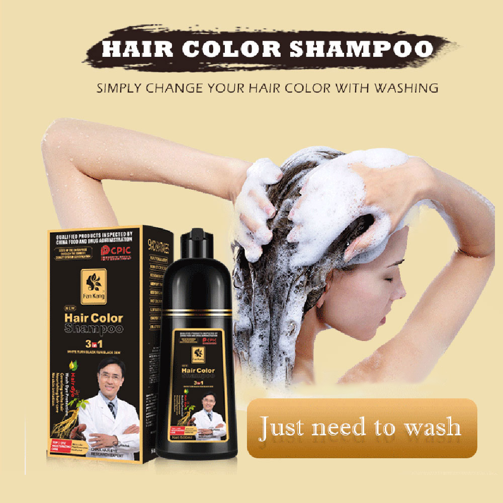 3 In 1 Instant Coloring Shampo - огляд і ціна Hair Care Herbal