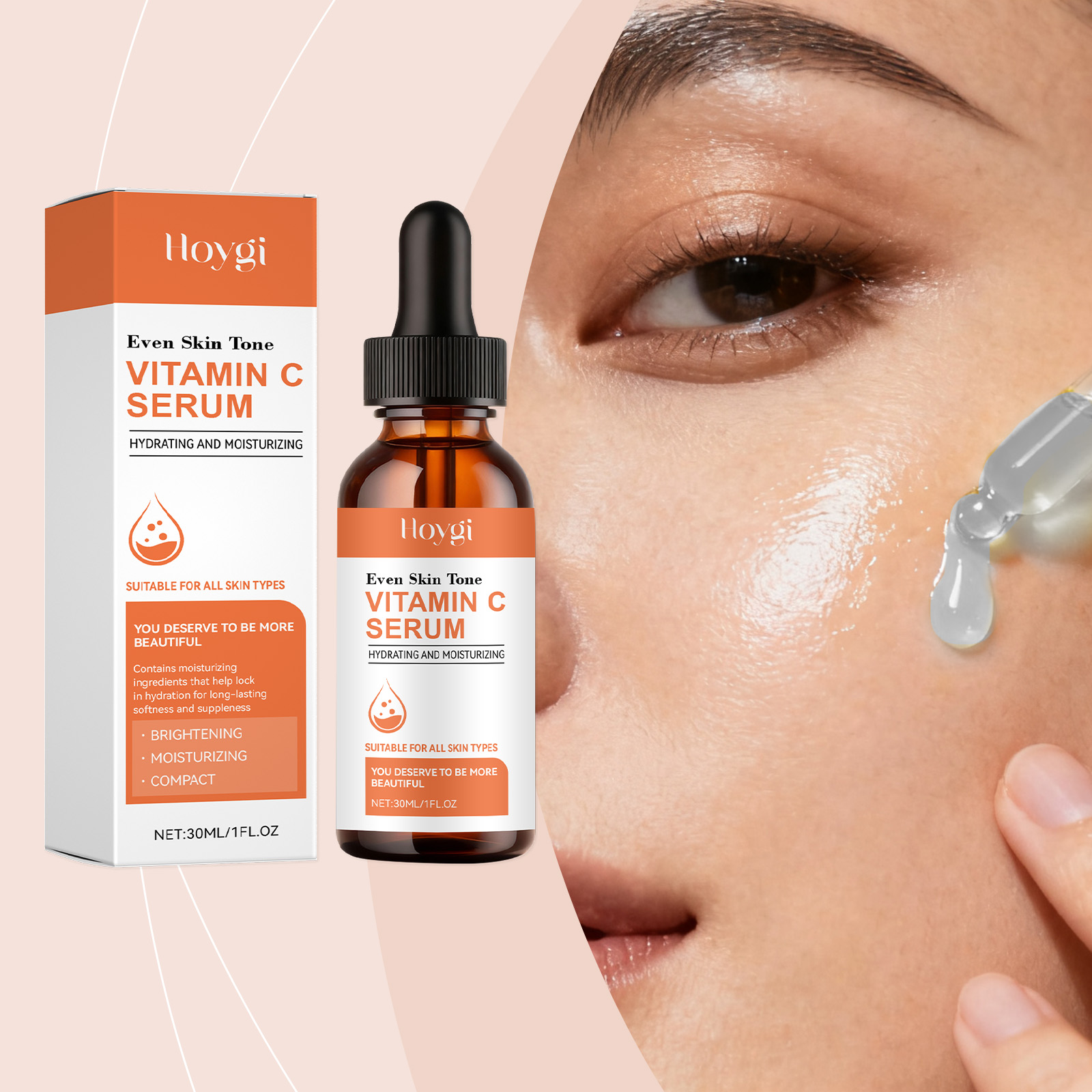 Vitamin C Serum for Face Hyalu - огляд і ціна Silk Press Serum