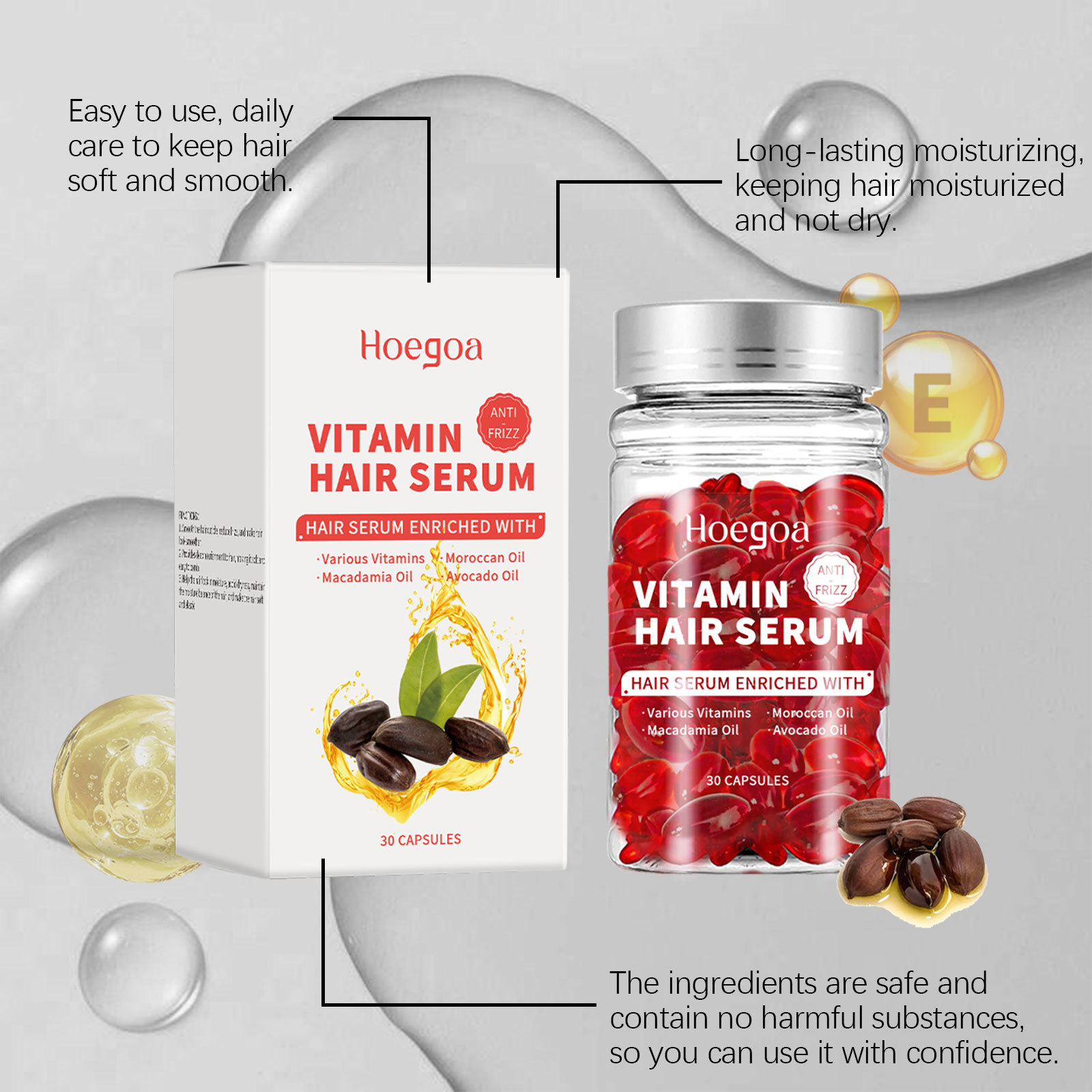 Vitamin Hair Care Serum Capsul - огляд і ціна Hair Care Oil Serum